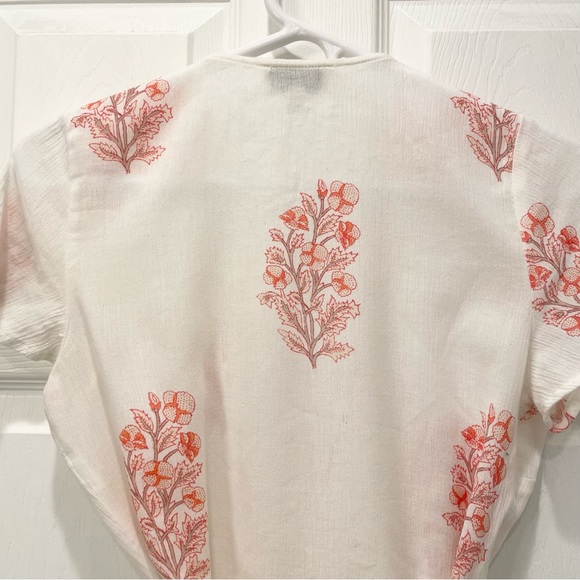 Lucky Brand Floral Wrap Top - Picture 8 of 14